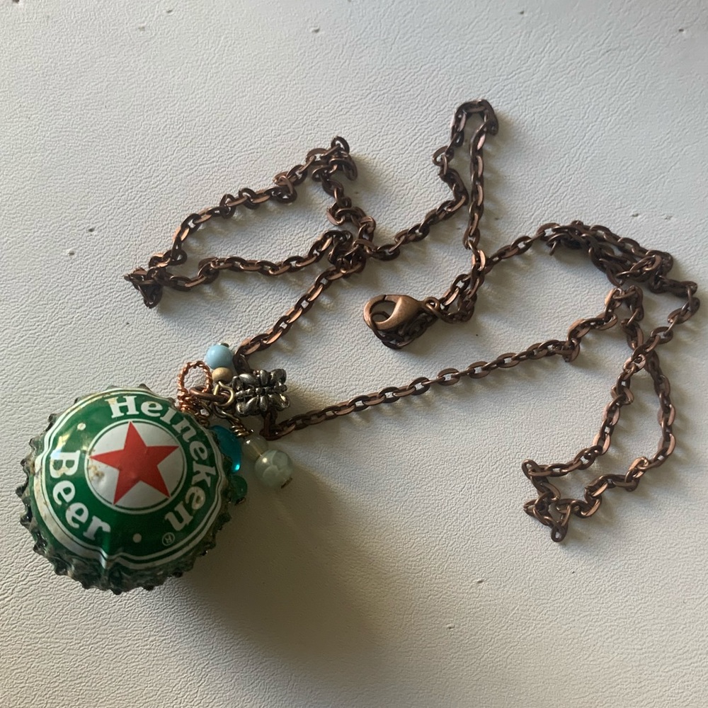 Beer cap necklace